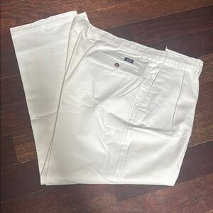 Dockers White Dress Pants Classic Flat Front